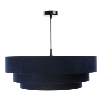 Chandelier on a string TRINITI 1xE27/60W/230V blue/yellow