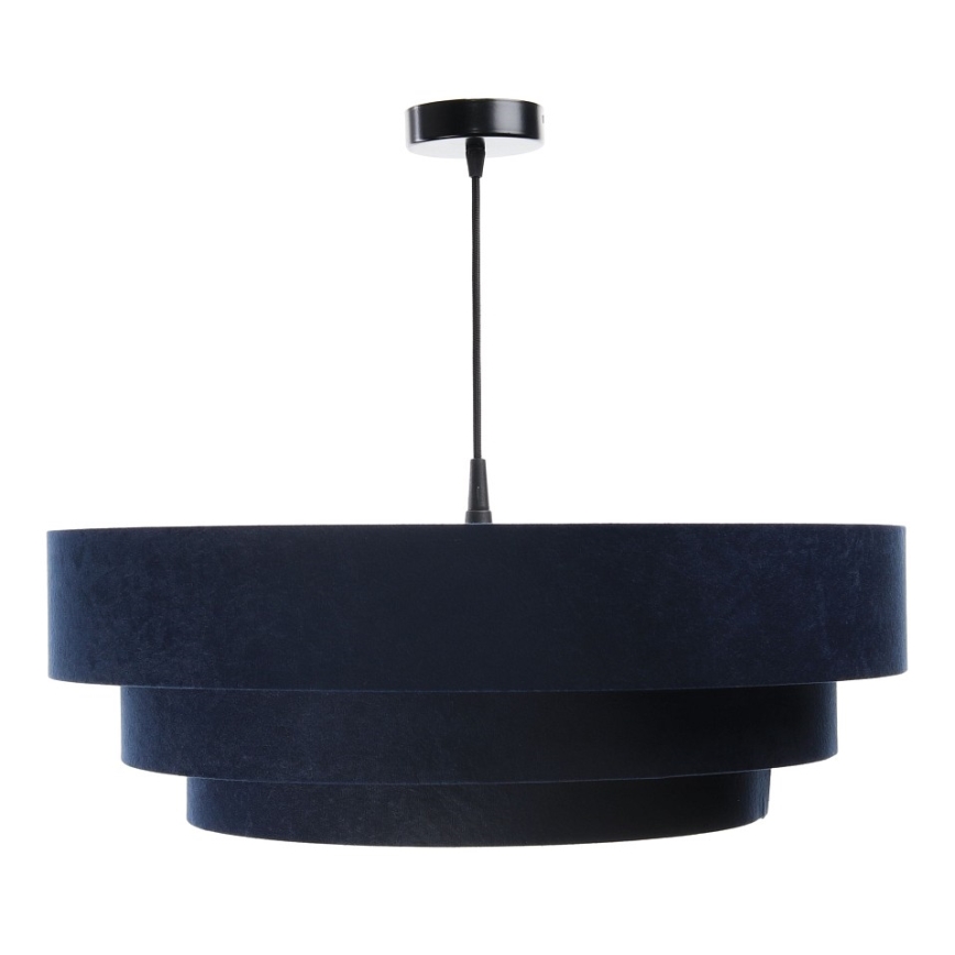 Chandelier on a string TRINITI 1xE27/60W/230V blue/yellow