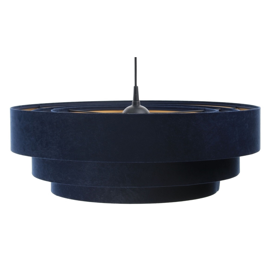 Chandelier on a string TRINITI 1xE27/60W/230V blue/yellow