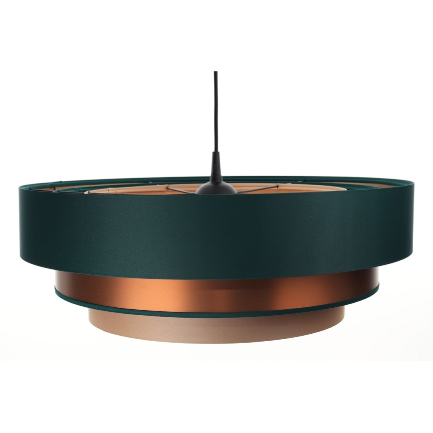 Chandelier on a string TRINITI 1xE27/60W/230V green/copper