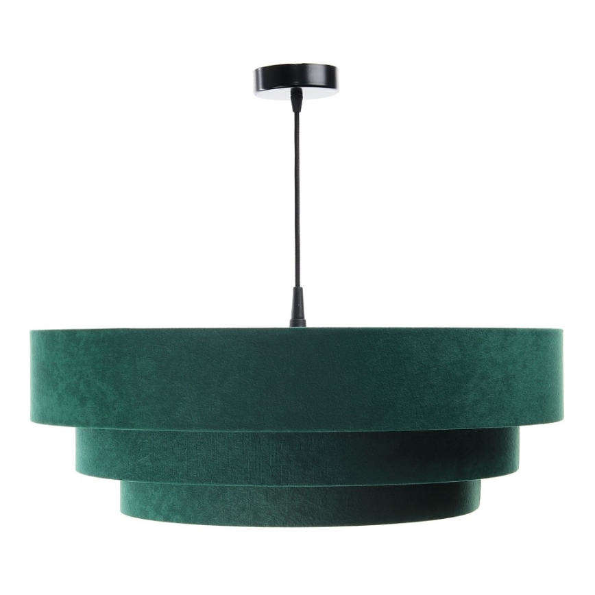 Chandelier on a string TRINITI 1xE27/60W/230V green/gold