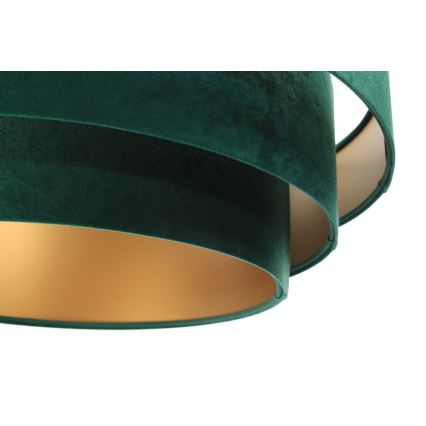 Chandelier on a string TRINITI 1xE27/60W/230V green/gold