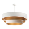 Chandelier on a string TRINITI 1xE27/60W/230V white/gold