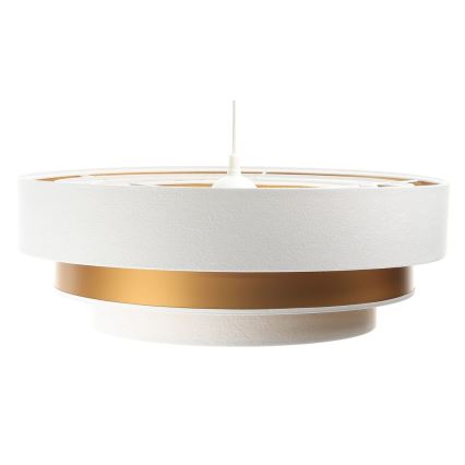 Chandelier on a string TRINITI 1xE27/60W/230V white/gold