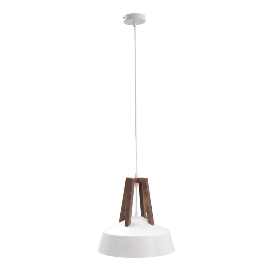 Chandelier on a string TRIXI 1xE27/60W/230V white/brown