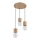 Chandelier on a string TRONGO 3xE27/60W/230V oak