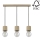 Chandelier on a string TRONGO ROUND 3xE27/60W/230V oak - FSC certified