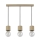 Chandelier on a string TRONGO ROUND 3xE27/60W/230V oak