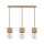 Chandelier on a string TRONGO ROUND 3xE27/60W/230V oak