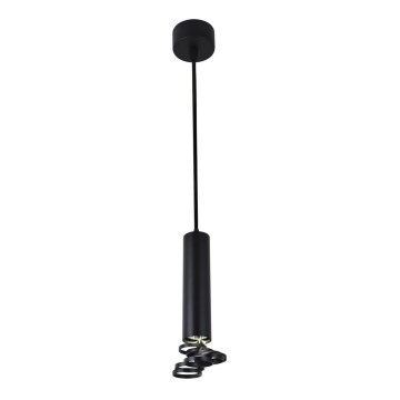 Chandelier on a string TUBA 1xGU10/50W/230V black