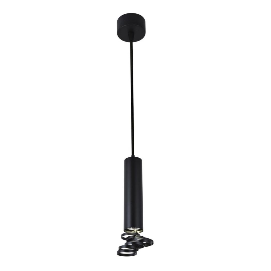 Chandelier on a string TUBA 1xGU10/50W/230V black