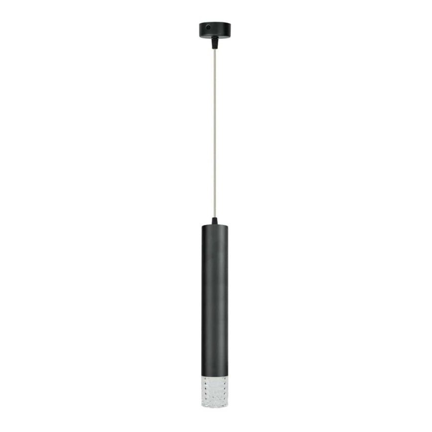 Chandelier on a string TUBI 1xGU10/8W/230V black