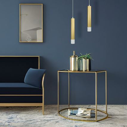 Chandelier on a string TUBI 1xGU10/8W/230V gold