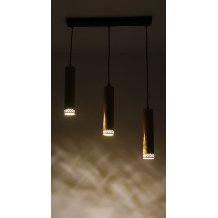 Chandelier on a string TUBO 3xGU10/25W/230V