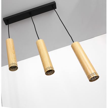 Chandelier on a string TUBO 3xGU10/25W/230V