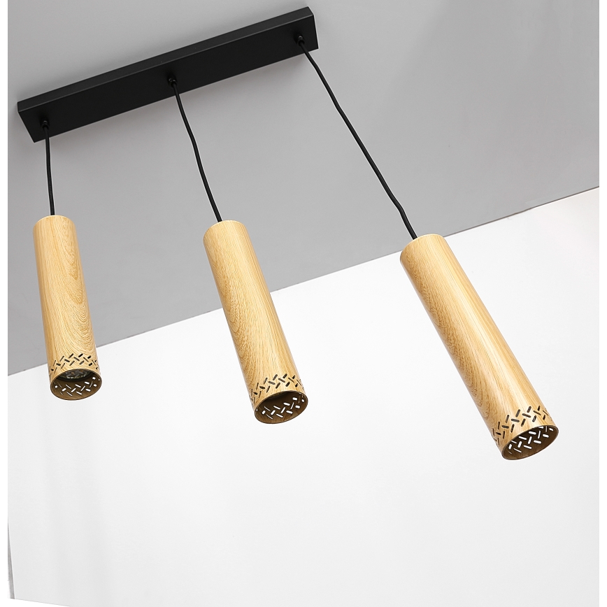 Chandelier on a string TUBO 3xGU10/25W/230V