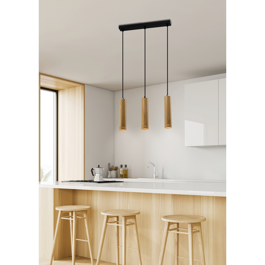 Chandelier on a string TUBO 3xGU10/25W/230V