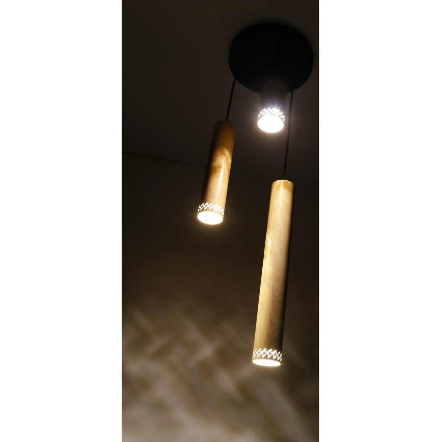 Chandelier on a string TUBO 3xGU10/25W/230V
