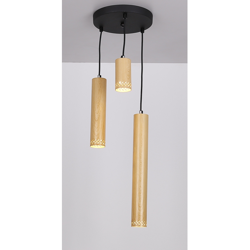 Chandelier on a string TUBO 3xGU10/25W/230V