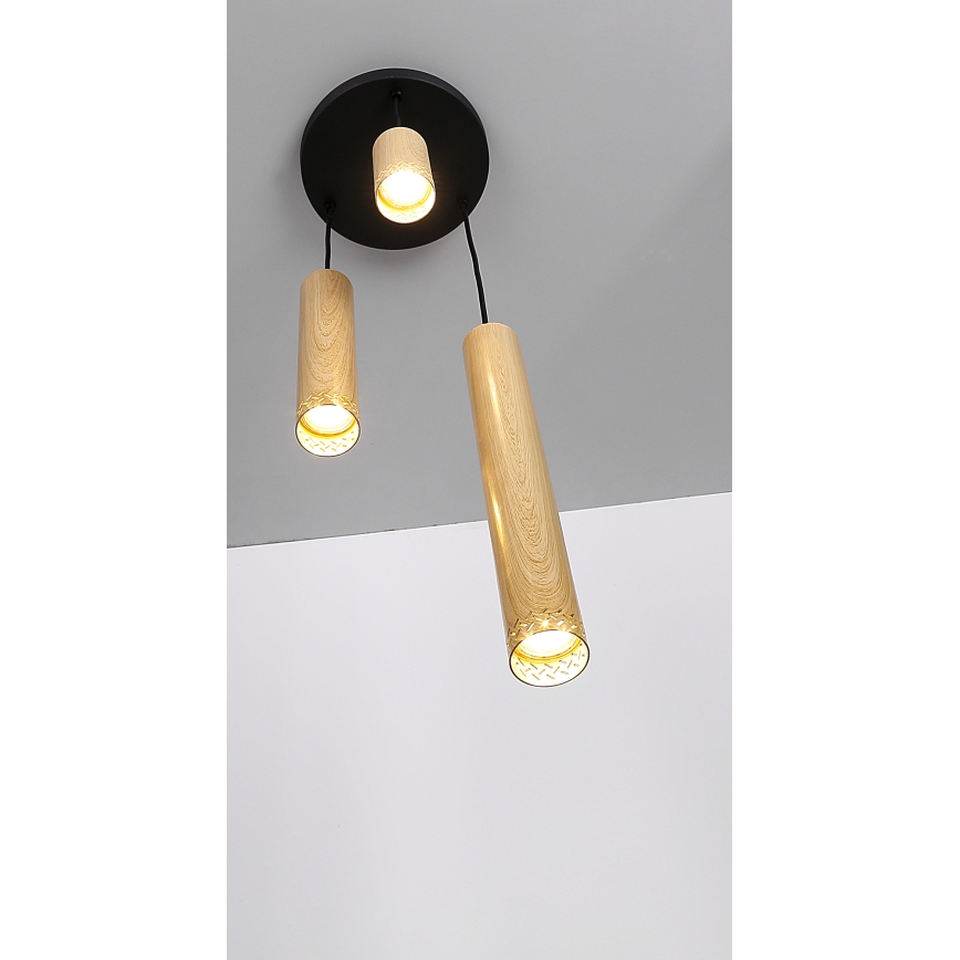 Chandelier on a string TUBO 3xGU10/25W/230V