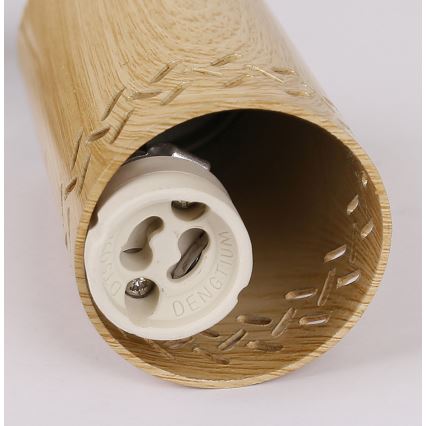 Chandelier on a string TUBO 3xGU10/25W/230V wood