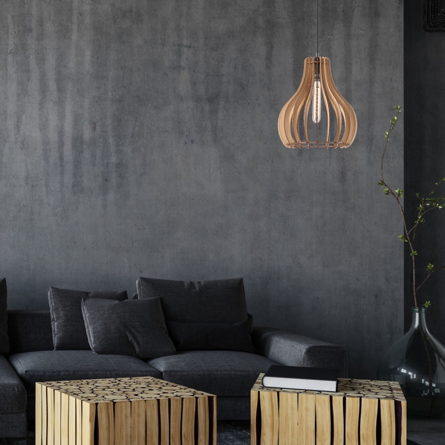 Chandelier on a string TUCCI 1xE27/60W/230V d. 29 cm oak