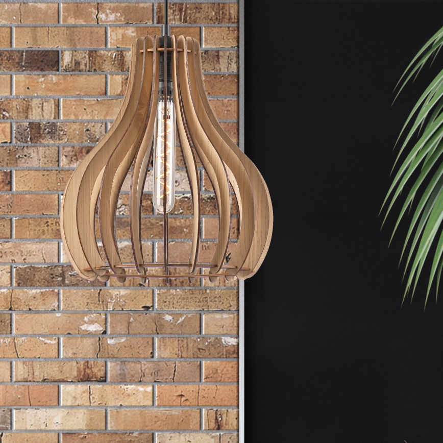 Chandelier on a string TUCCI 1xE27/60W/230V d. 29 cm oak