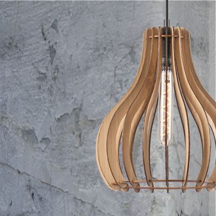 Chandelier on a string TUCCI 1xE27/60W/230V d. 29 cm oak