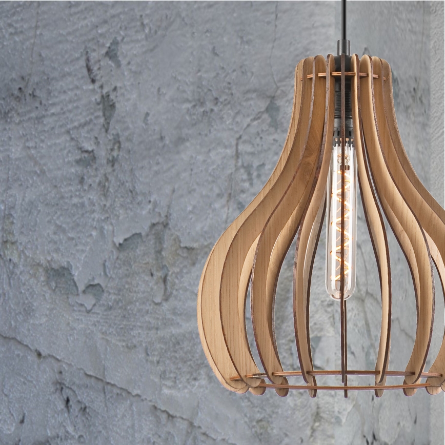 Chandelier on a string TUCCI 1xE27/60W/230V d. 29 cm oak