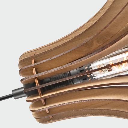 Chandelier on a string TUCCI 1xE27/60W/230V d. 29 cm oak