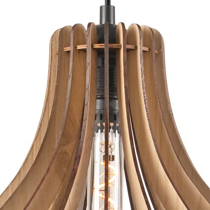 Chandelier on a string TUCCI 1xE27/60W/230V d. 29 cm oak