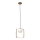 Chandelier on a string TULA 1xG9/28W/230V angular gold