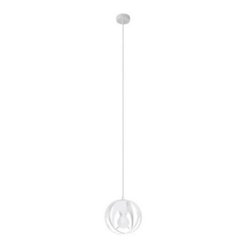 Chandelier on a string TULOS 1xE27/60W/230V white