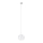 Chandelier on a string TULOS 1xE27/60W/230V white