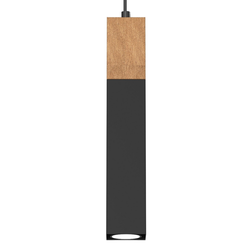 Chandelier on a string TULUM 3xGU10/60W/230V black
