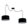 Chandelier on a string TUZ 2xE27/60W/230V spider