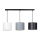Chandelier on a string TUZ 3xE27/60W/230V