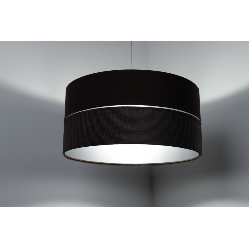 Chandelier on a string TWIST 1xE27/60W/230V brown/silver