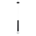 Chandelier on a string TWISTER 1xE27/60W/230V black
