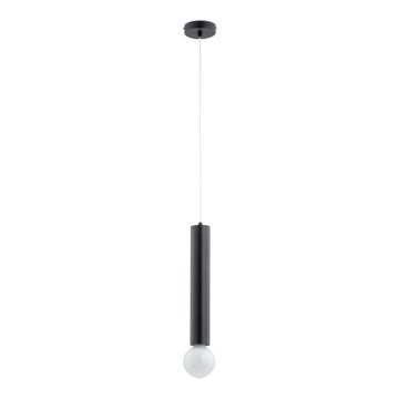 Chandelier on a string TWISTER 1xE27/60W/230V black