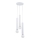 Chandelier on a string TWISTER 3xE27/60W/230V d. 28 cm white