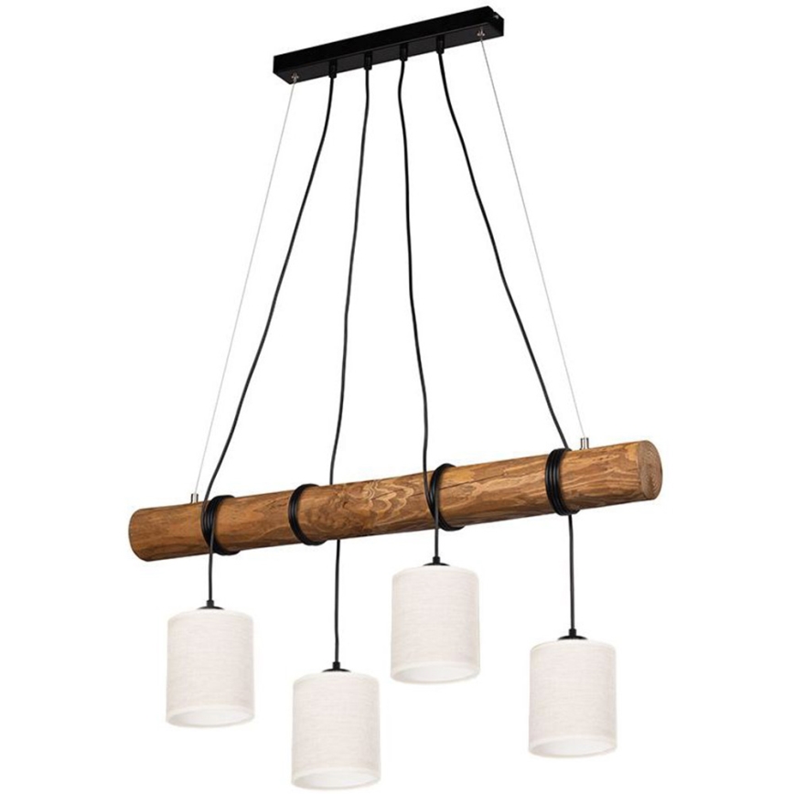 Chandelier on a string ULMO 4xE27/25W/230V pine