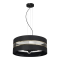 Chandelier on a string ULTIMO 3xE27/60W/230V black