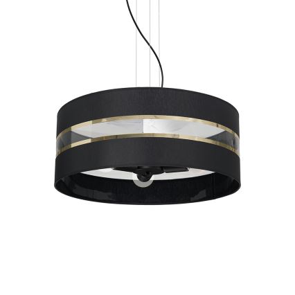 Chandelier on a string ULTIMO 3xE27/60W/230V black