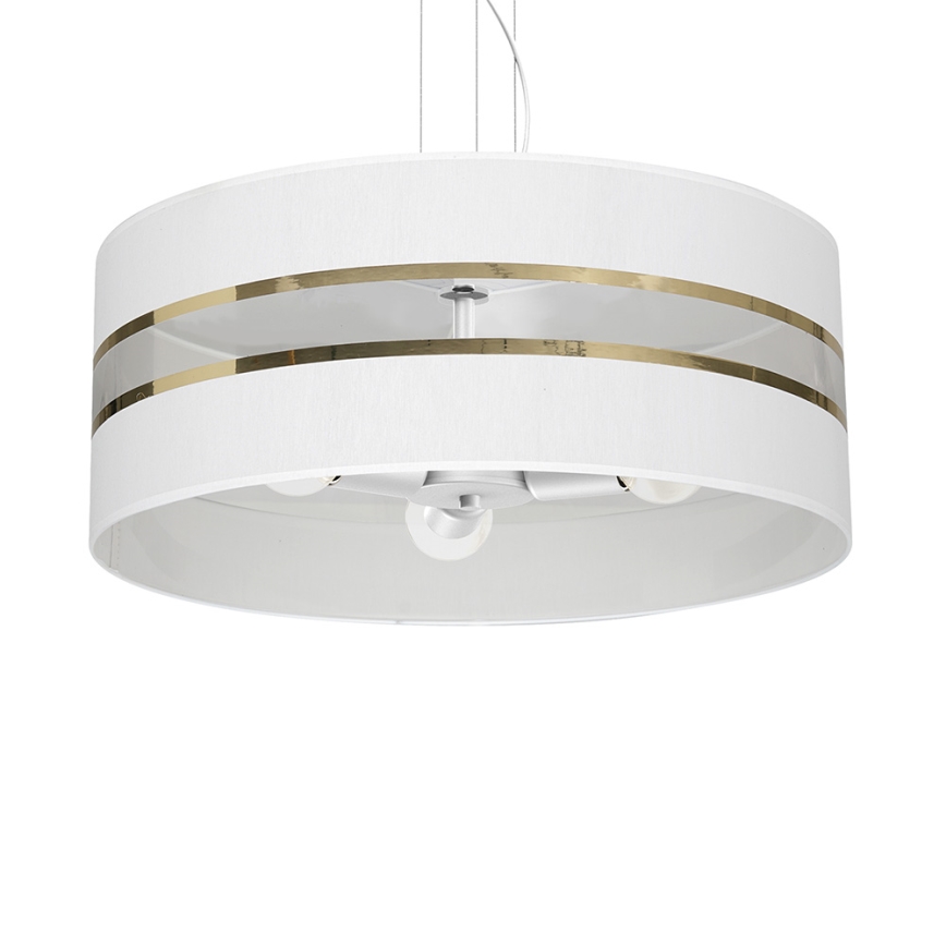 Chandelier on a string ULTIMO 3xE27/60W/230V white