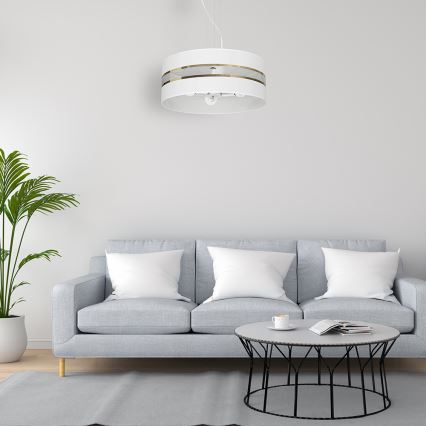 Chandelier on a string ULTIMO 3xE27/60W/230V white