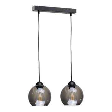 Chandelier on a string UNO 2xE27/60W/230V black