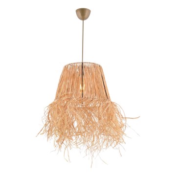 Chandelier on a string VALANCE 1xE27/40W/230V brown