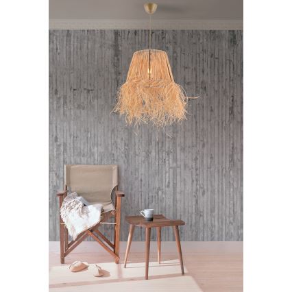 Chandelier on a string VALANCE 1xE27/40W/230V brown