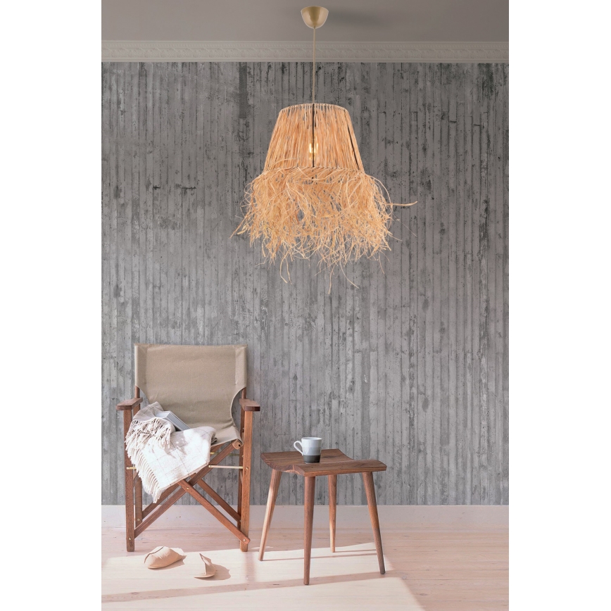 Chandelier on a string VALANCE 1xE27/40W/230V brown